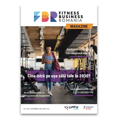 Coperta revistei Fitness Business Romania Magazine